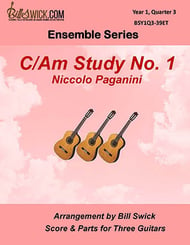 Bill Swick's Year 1, Quarter 3 - Ensembles for Three Guitars Guitar and Fretted sheet music cover Thumbnail